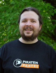 Sven Krohlas nach der Wahl zum Kandidaten zur Landtagswahl 2011 in Baden-Württemberg für den Wahlkreis 30 Bretten.